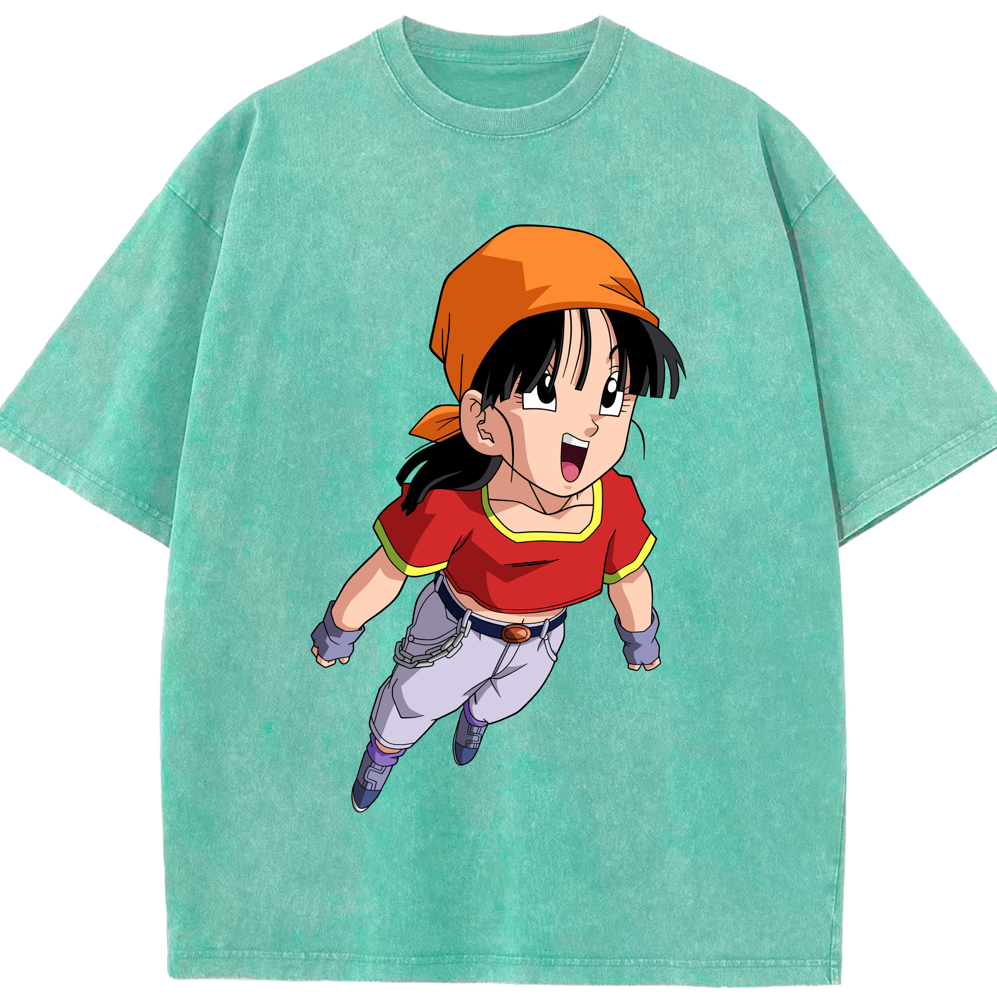 （画像用） ドラゴンボール パン DRAGON BALL Pan 綿100% ヴィンテージ風 半袖Tシャツ（フロントプリント）